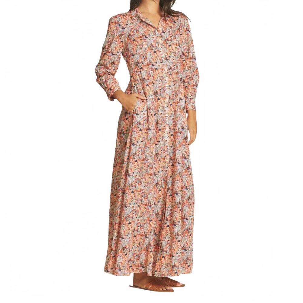 NEW TROVATA eliot maxi dress in beige
